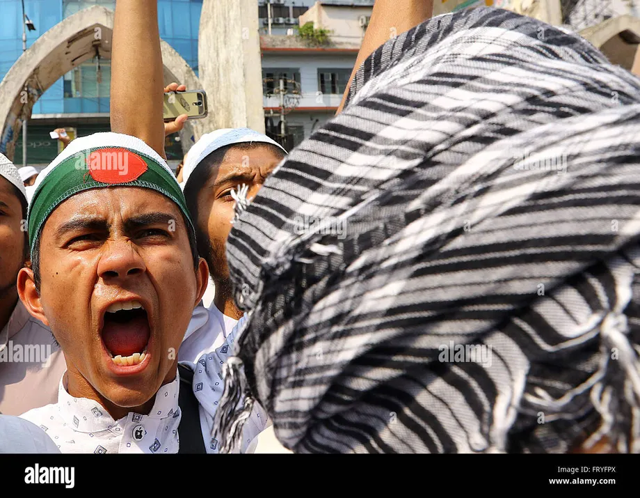 BANGLADESH, Dhaka: Bangladeshi hardline Islamis…