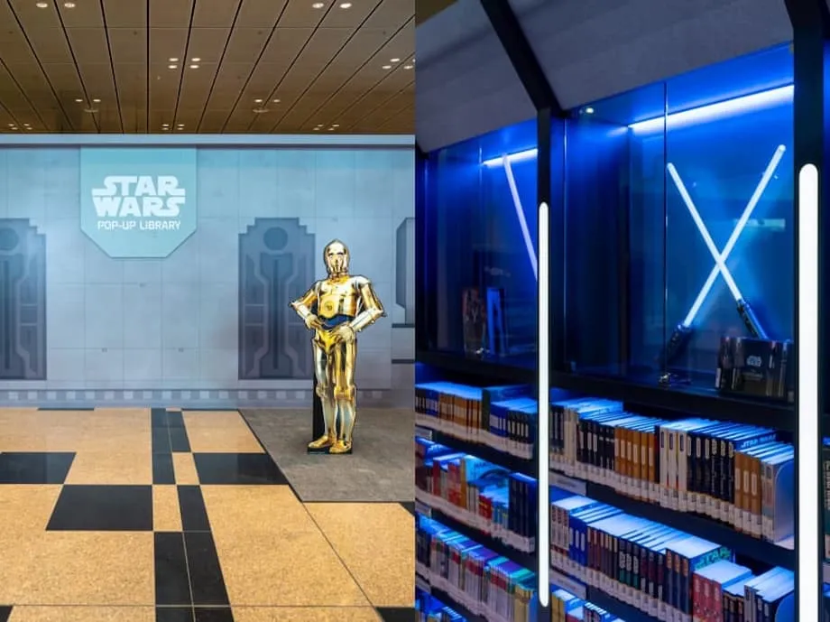 物語が広がる銀河：スター・ウォーズのポップアップ図書館がチャンギ空港に登場