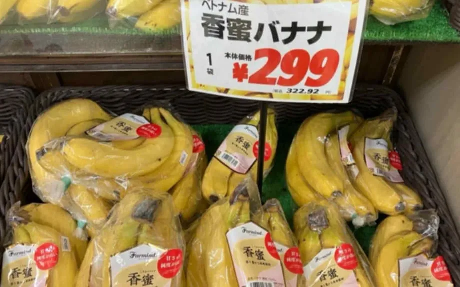 日本で存在感を高めるベトナム産バナナ：アジアのバナナ貿易に変化