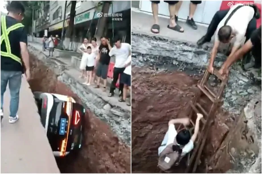 中国・重慶で百度のロボタクシーが工事現場の穴に転落　事故が自動運転車の将来に示すもの