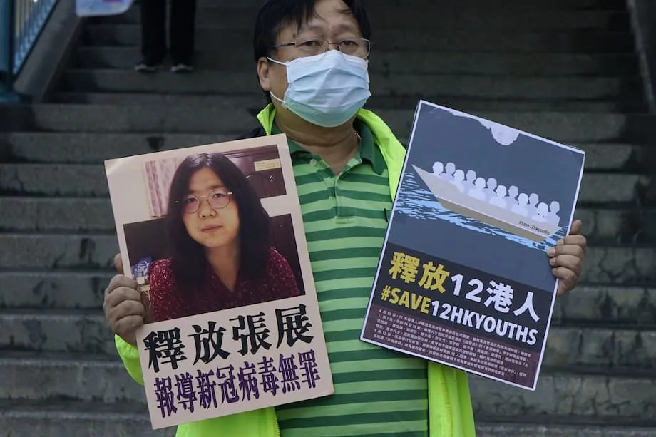 新型コロナの告発者、張展氏にさらに4年の禁錮刑　世界から非難の声