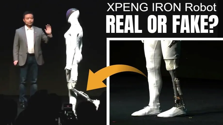 Xpengのヒューマノイド「IRON」、人間のような歩行を披露　2026年に店舗へ
