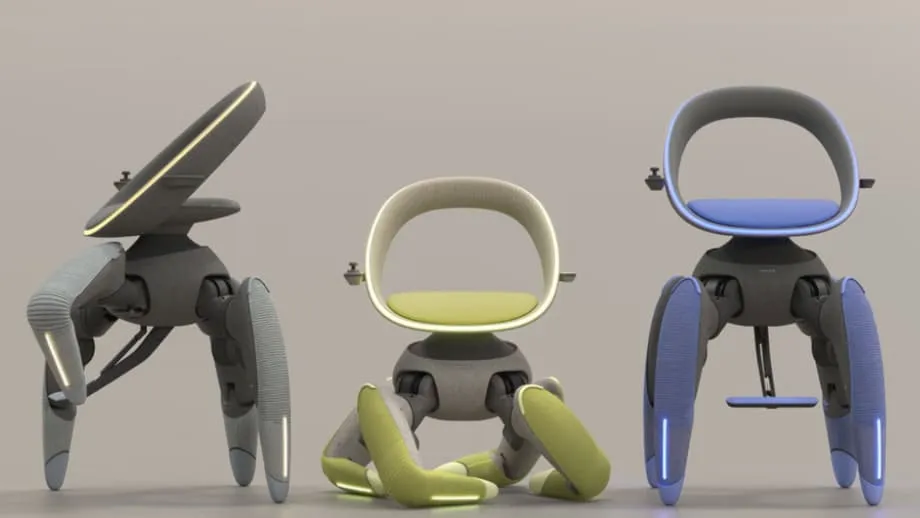 トヨタ、歩行・階段昇降・折りたたみができるロボット椅子「Walk Me」を公開
