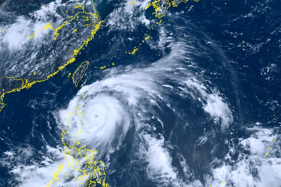 Typhoon Champi Strengthens as Taiwan Forecast Puts Hualien Storm Risk at 40%