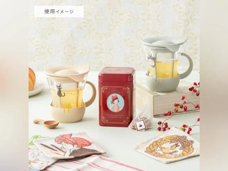 ジブリ、「キキの紅茶ブレンド」とHARIOのガラスマグを日本で発売
