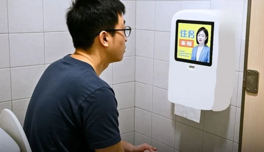 中国、一部の公衆トイレで広告視聴か料金支払いを求めるQRコード式トイレットペーパー機を試験導入